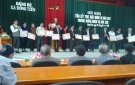 Đảng bộ xã Đồng Tiến tổ chức lễ trao huy hiệu Đảng năm 2017, học tập, quán triệt Nghị quyết TW 6 khóa XII của Đảng, Và tổng kết thực hiện nhiệm vụ năm 2017, triển khai phương hướng nhiệm vụ năm 2018 